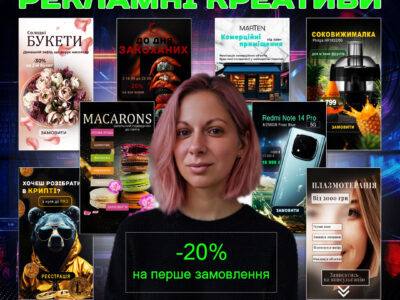 Дизайн рекламних креативів для соц мереж